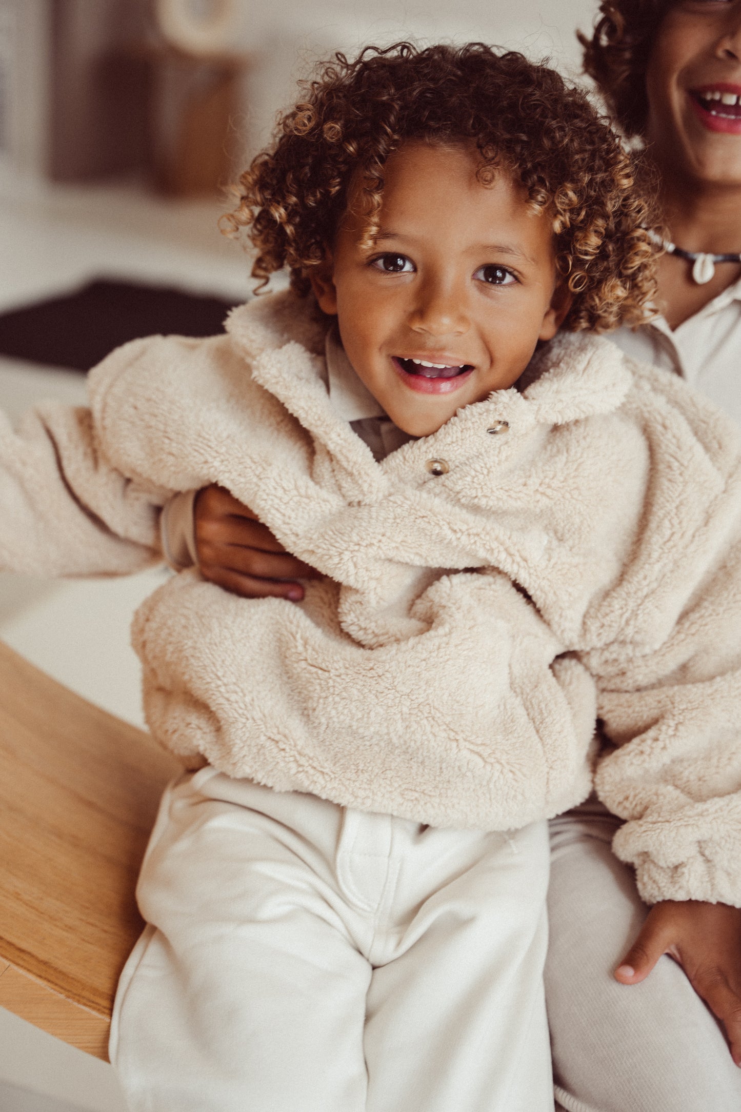 Two You Label - teddy jumper jacket