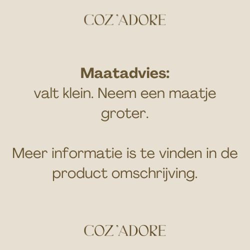 Copenhagen Colors - dun gebreide legging - crème