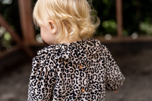 Tocoto Vintage - velvet top - animal print
