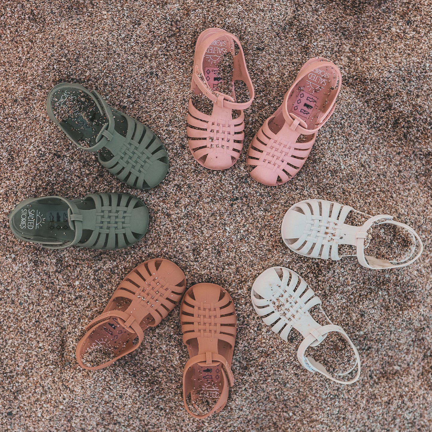 Salted Stories - Shay waterschoenen - macaroon