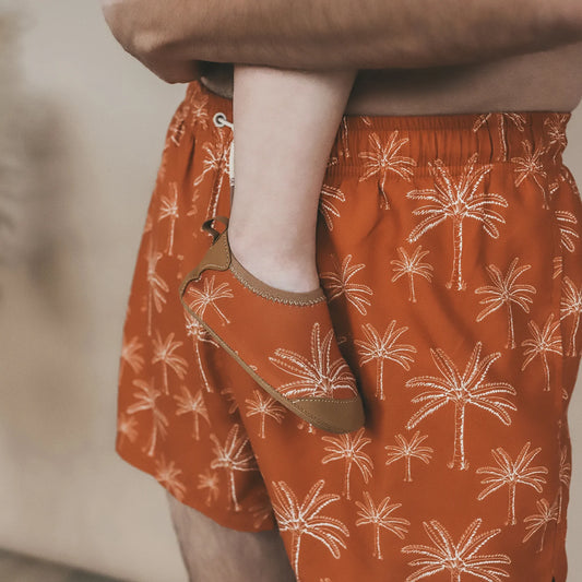 Salted Stories - water shoes Palms - bombay brown