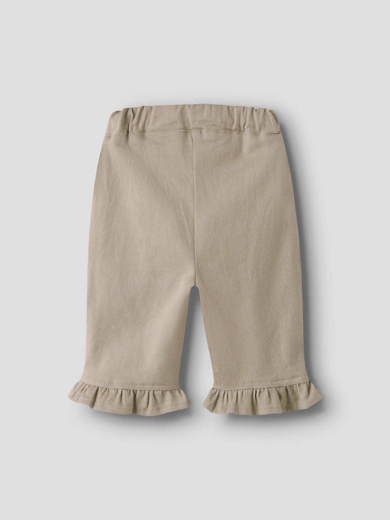 Lil'Atelier - wide leg twill pants baby - oxford tan