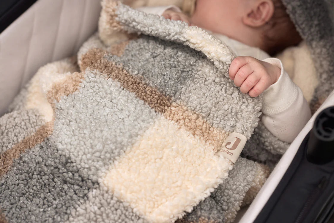 Wikkeldeken Bunny - Check Boucle