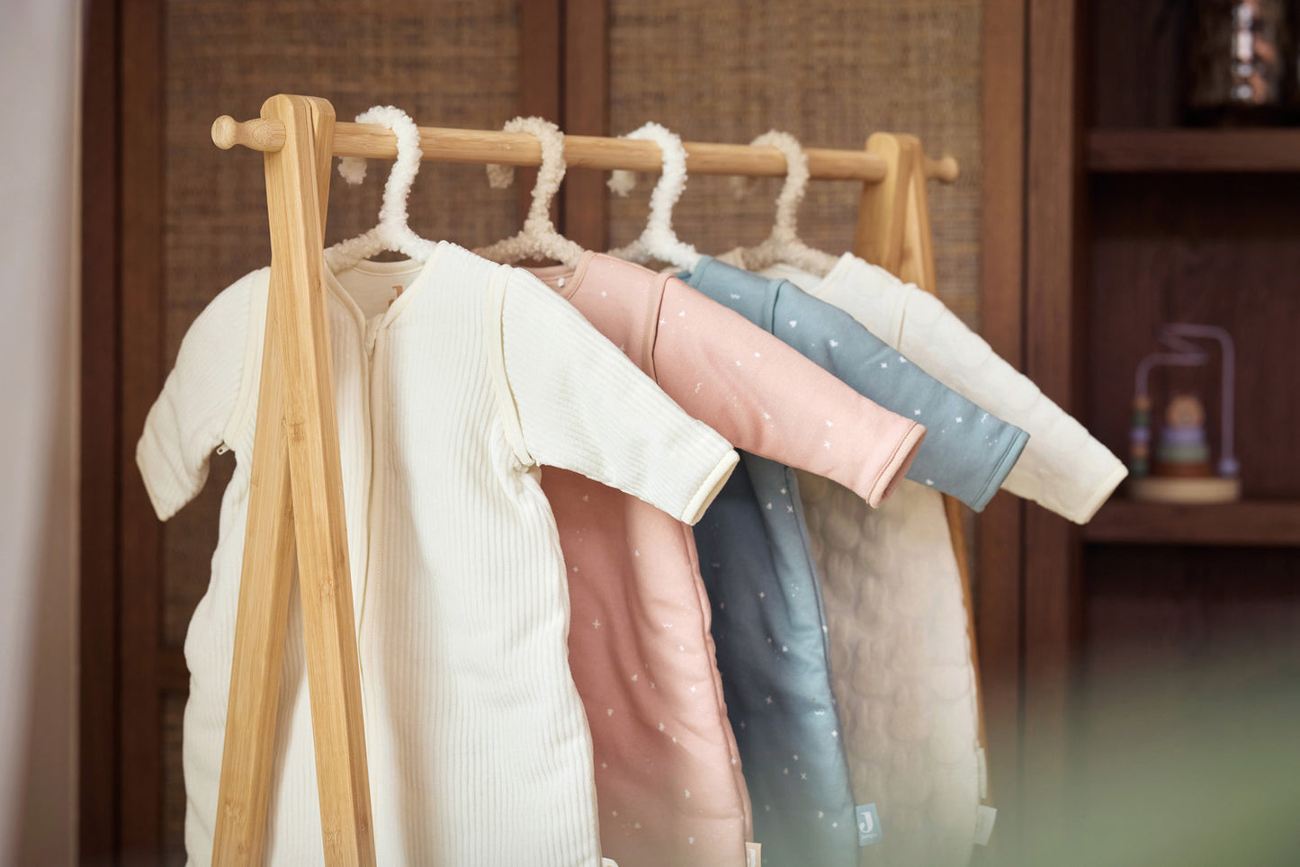 Newborn slaapzak Miffy Jacquard - afritsbare mouwen - ivory