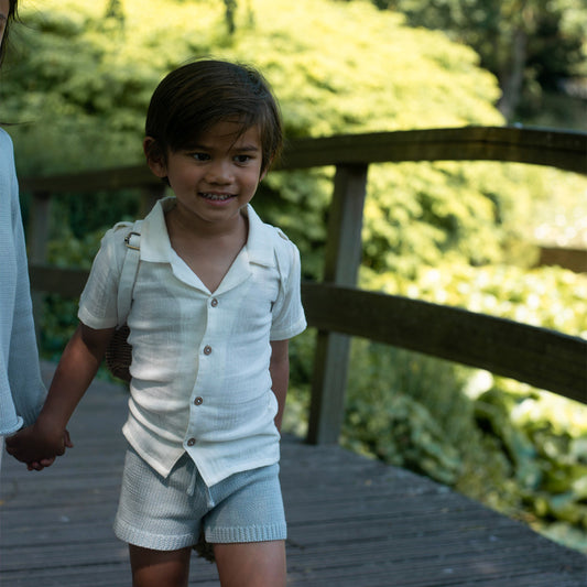 LRDM petits - blouse Yves - antique white