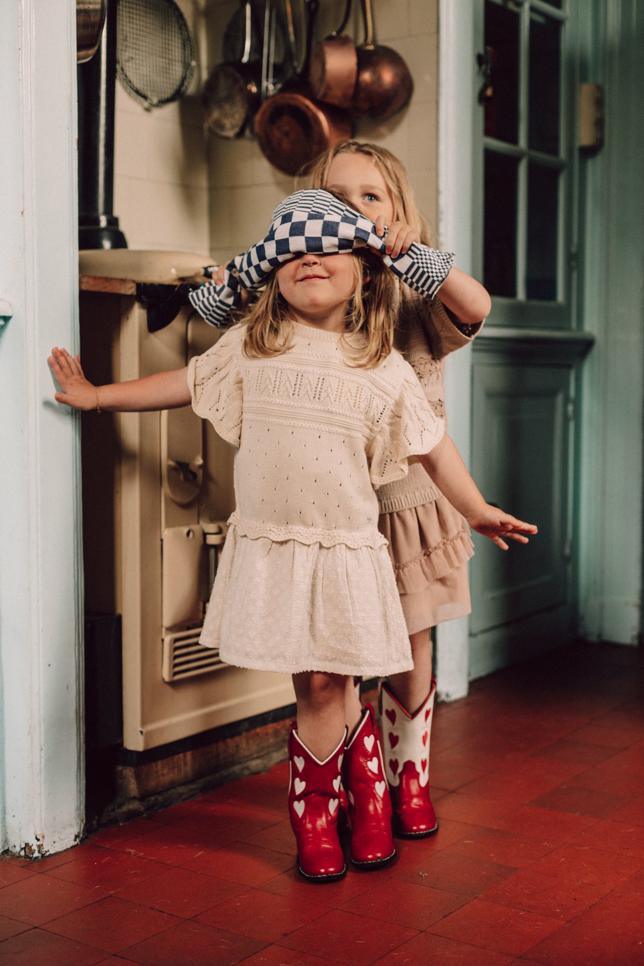 Baje Studio - knitted dress Estela - crėme oat