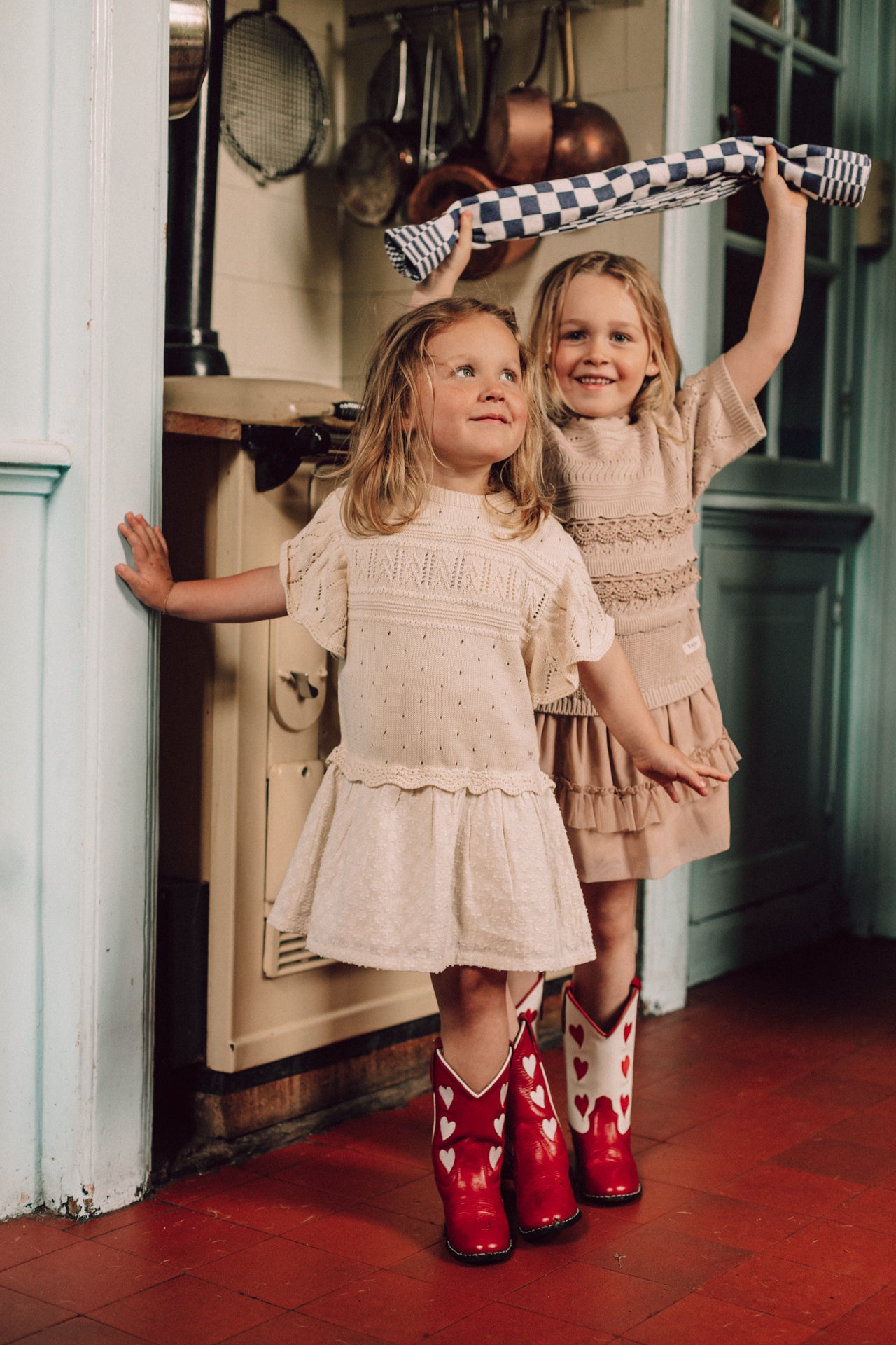 Baje Studio - knitted dress Estela - crėme oat