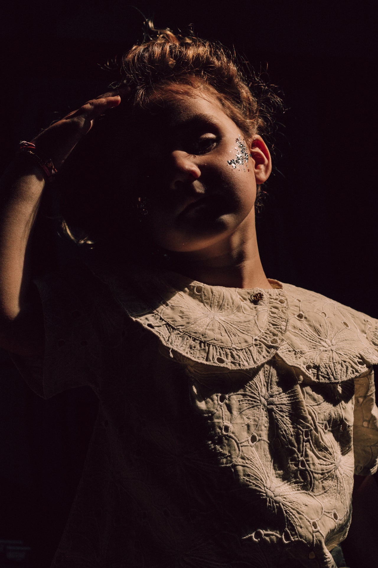 Baje Studio - embroidery blouse Alvora - crėme oat