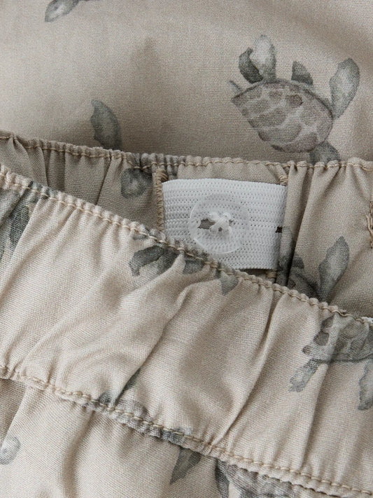 Lil'Atelier - swim shorts turtle - oxford tan