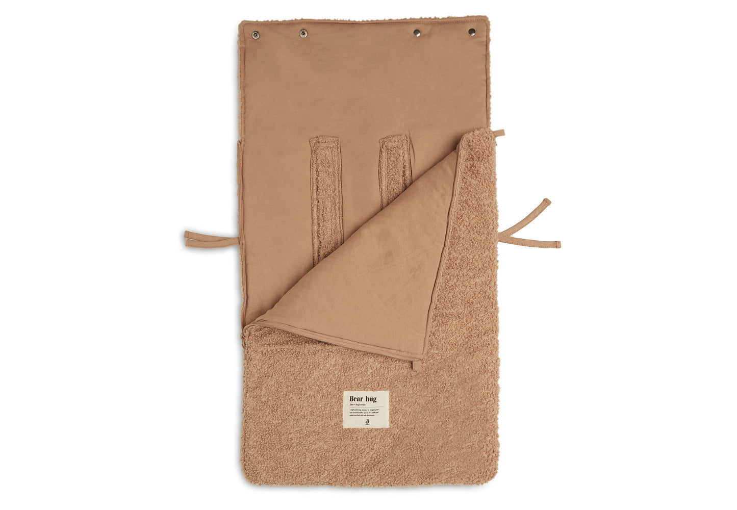 Voetenzak groep 0+ 3/5 punts - bouclé biscuit