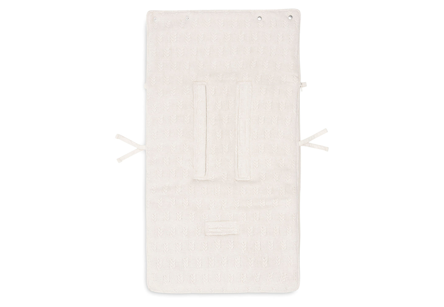 Voetenzak Grain Knit Oatmeal ~ groep 0+ 3/5 punts