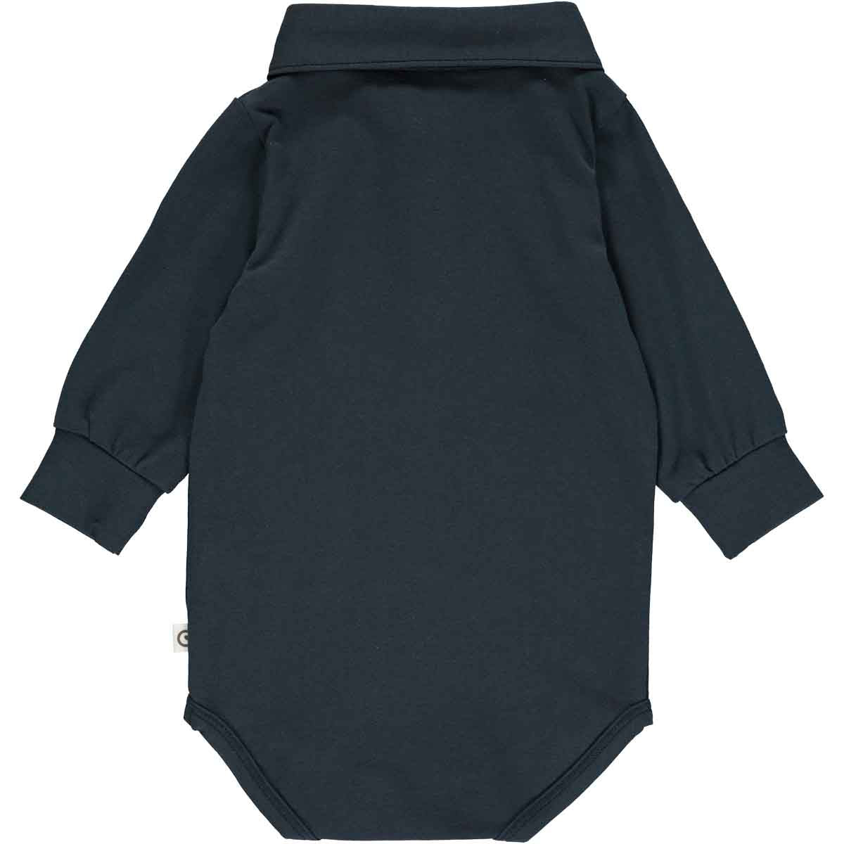 Müsli - romper met kraag - marineblauw