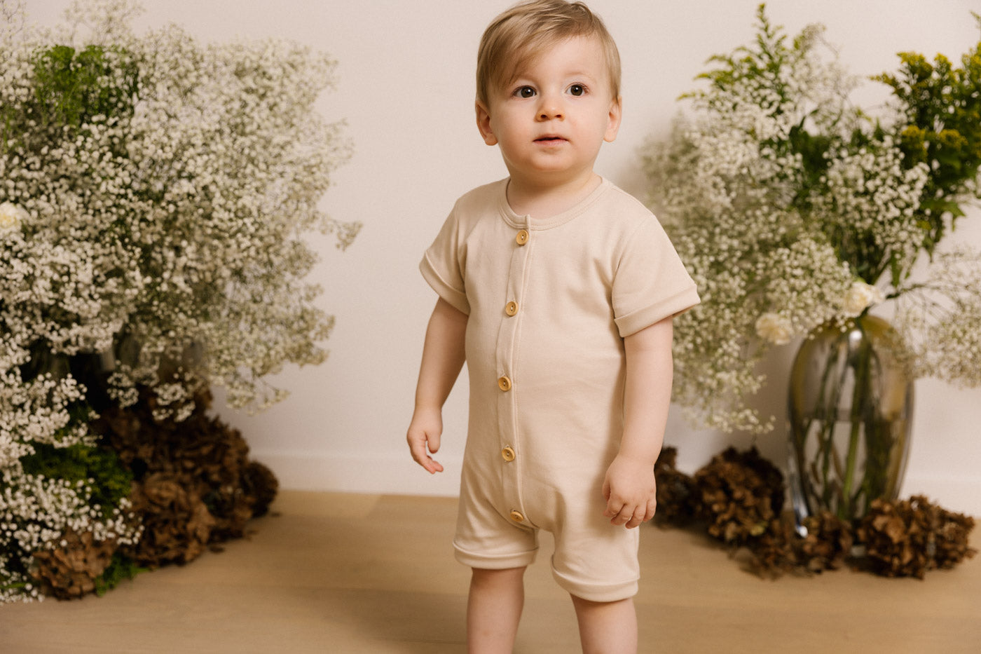 UAUA - onesie short - anis