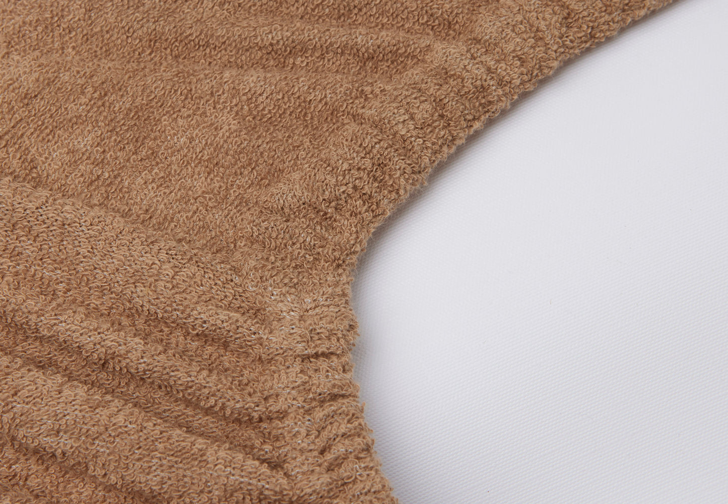 Aankleedkussenhoes badstof - biscuit - 50x70cm