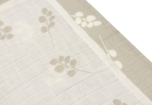 Hydrofiele monddoekje Twig - olive green - 3 stuks