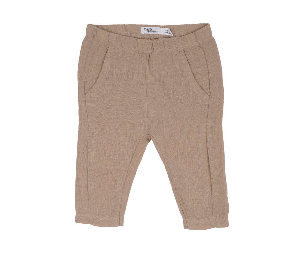 Luchtige zomerbroek beige