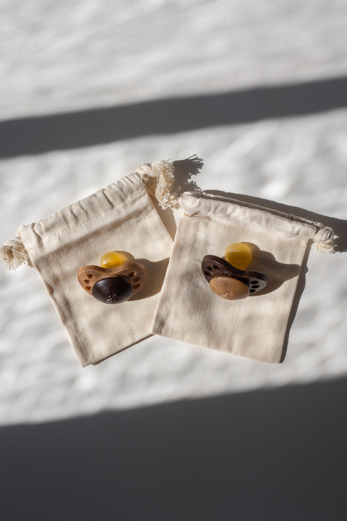 Skogen Baby - fopspeen bok + kokos anatomisch (platte speen) - 2 stuks