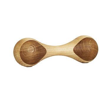 Houten rammelaar - esdoorn en eik