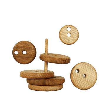 Houten stapeltoren rond