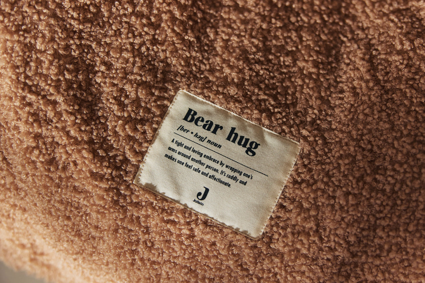 Voetenzak groep 0+ 3/5 punts - bouclé biscuit