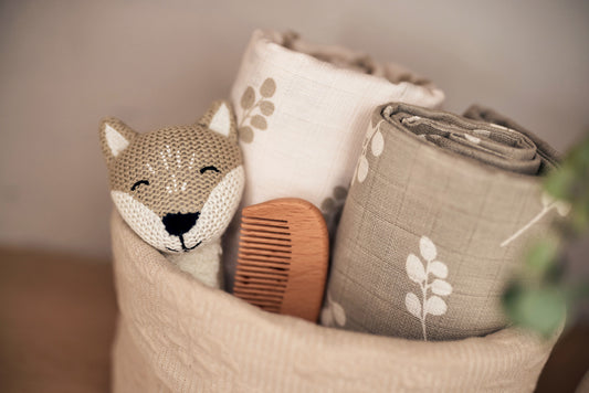 Jollein - hydrofiel multidoek XL Twig - Olive Green - 2 stuks