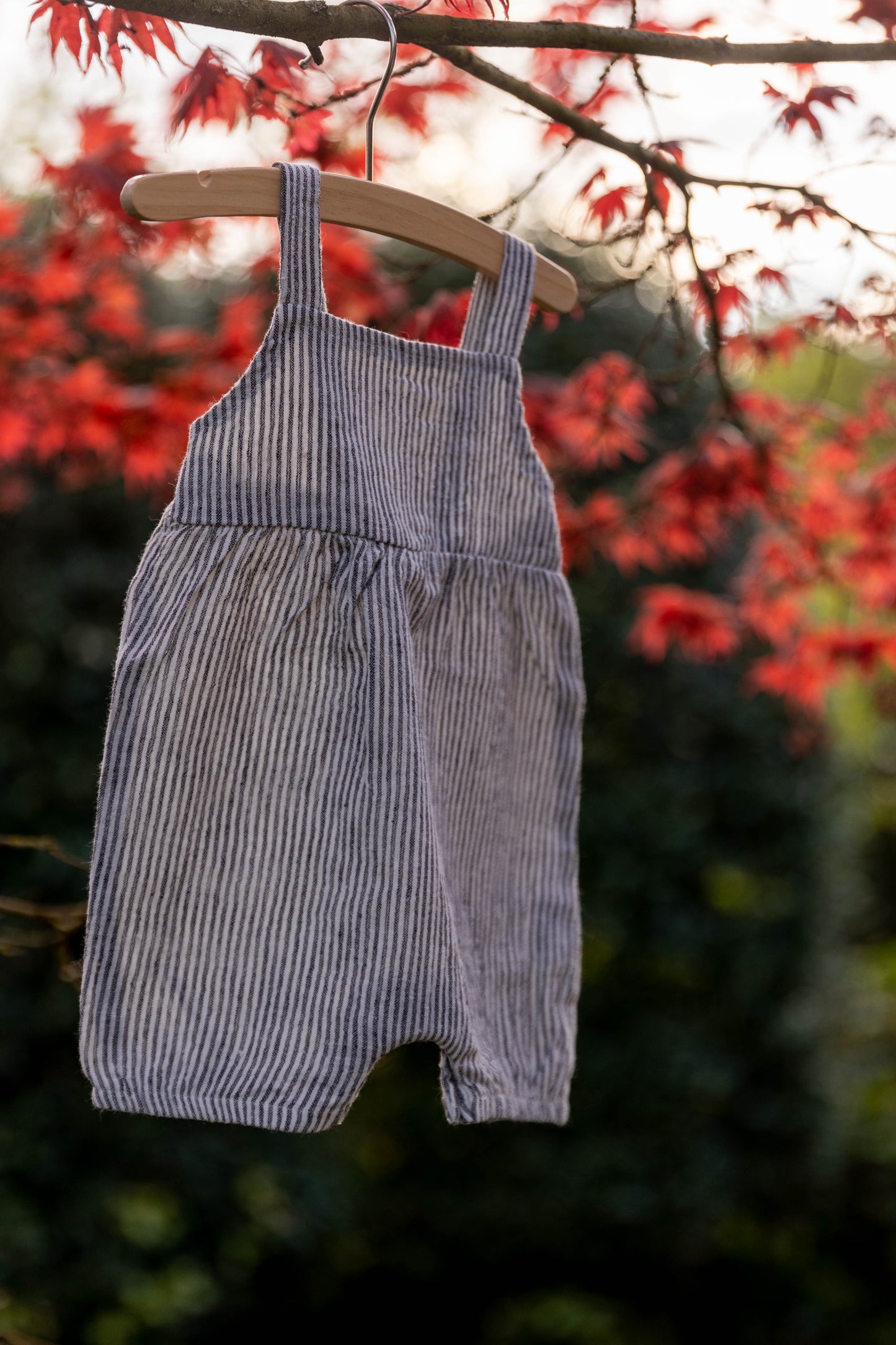 Playsuit katoenlinnen ~ gestreept