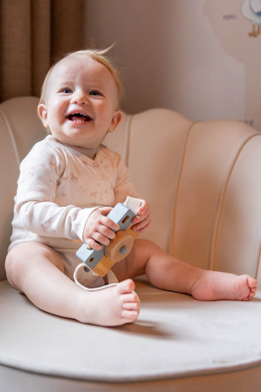 Snooze Baby - Overslag romper Peach Blush