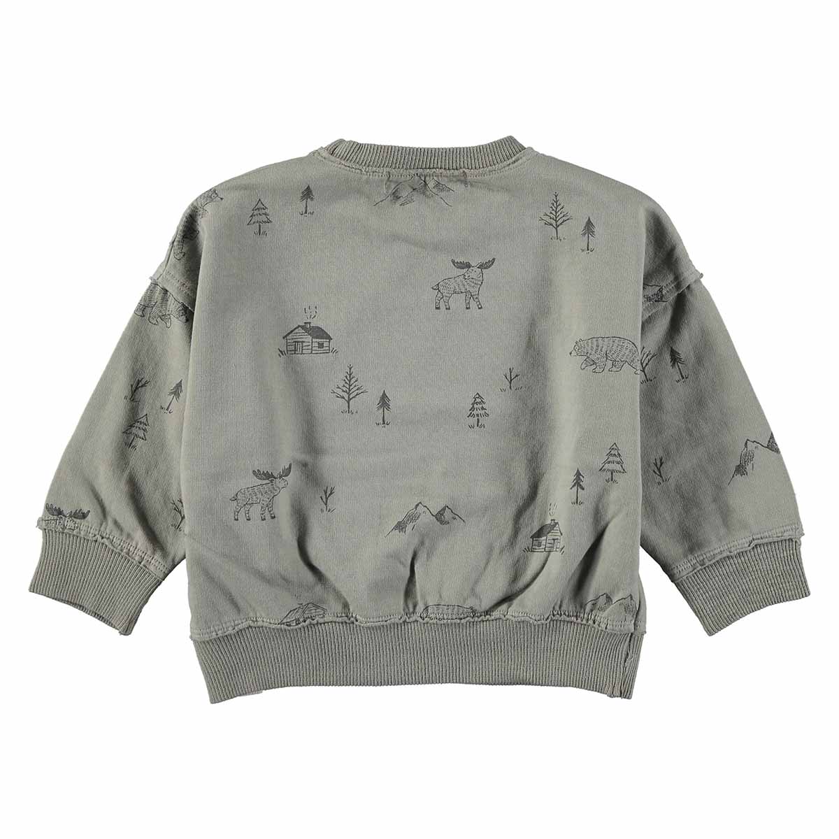 Sweater Woodlands - stone gray