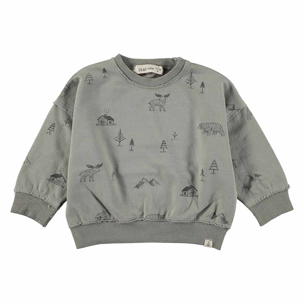 Sweater Woodlands - stone gray