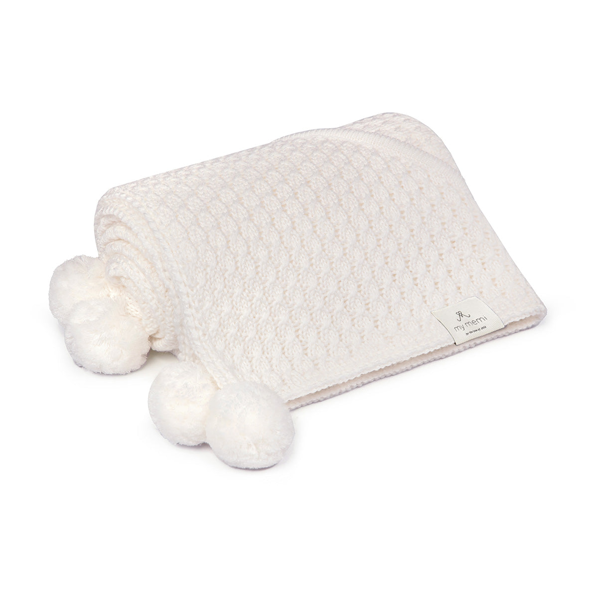 Omslagdoek met pompom