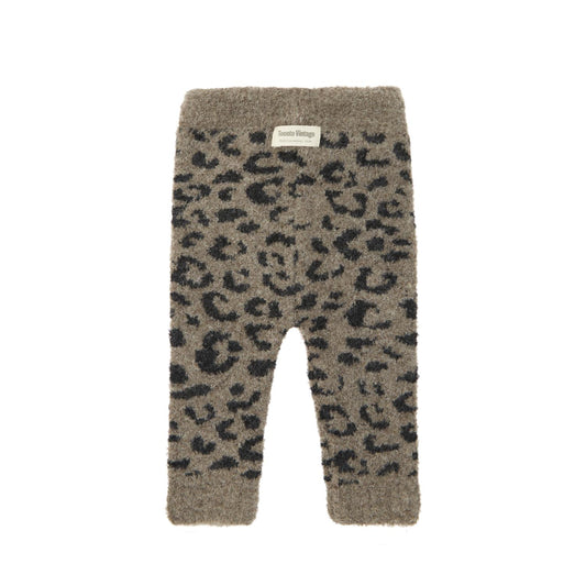 Tocoto Vintage - knitted legging - animal print