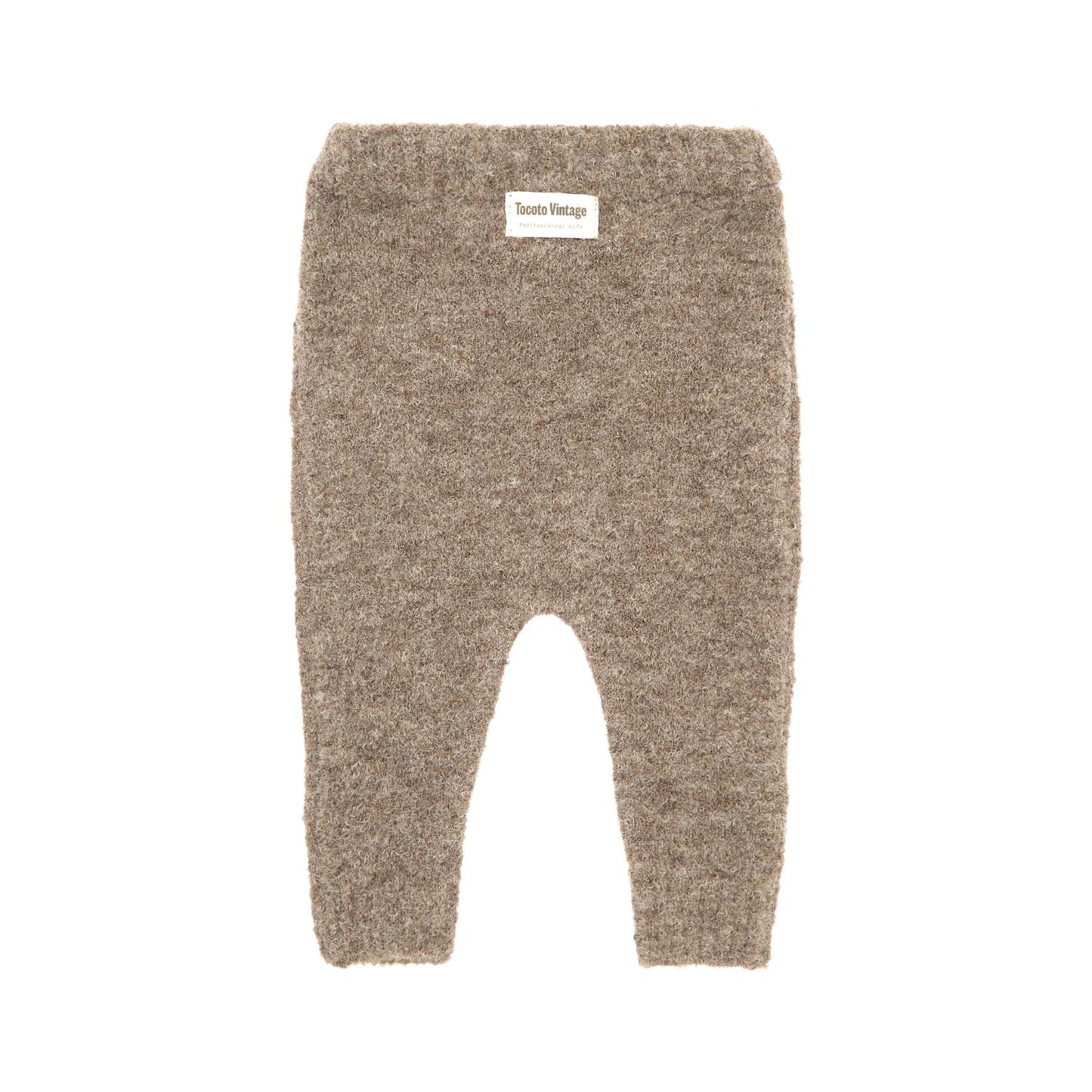 Tocoto Vintage - gebreide legging - taupe