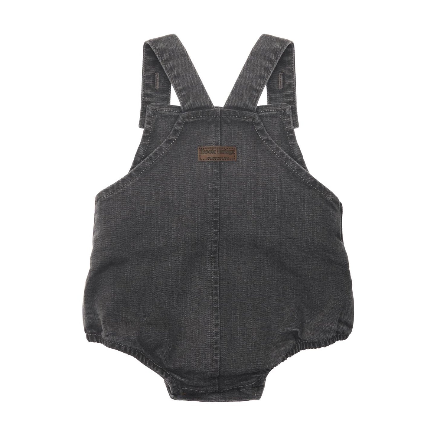 Tocoto Vintage - black denim romper