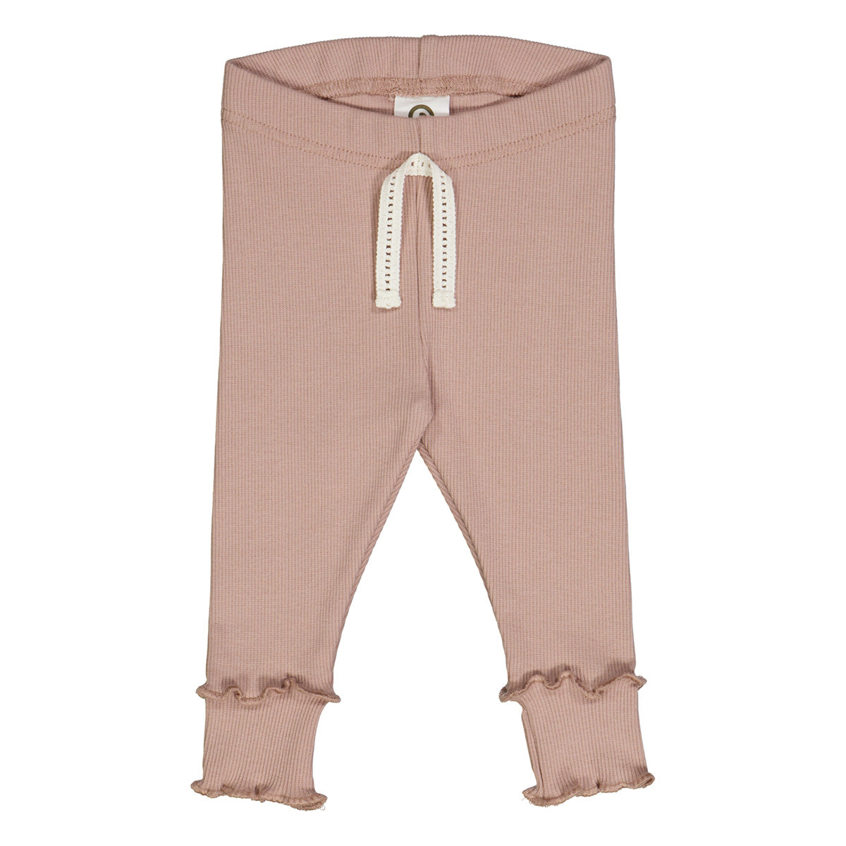 Rib legging - rose wood