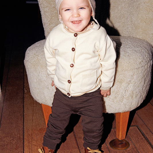 Copenhagen Colors - dun gebreid vestje - crème