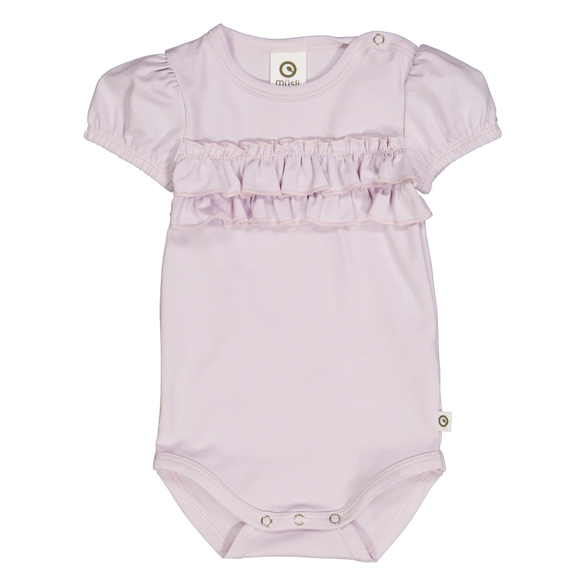 Romper frill orchid