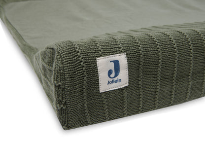 Aankleedkussenhoes Pure Knit ~ Leaf Green ~ 50x70cm