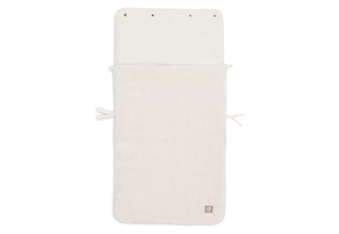 Jollein - voetenzak groep 0+ 3/5 punts gordel Cloudy Rib - Oatmeal