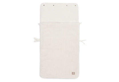 Jollein - voetenzak groep 0+ 3/5 punts gordel Cloudy Rib - Oatmeal