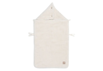 Jollein - voetenzak groep 0+ 3/5 punts gordel Cloudy Rib - Oatmeal