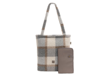 Luiertas Shopper ~ Check Boucle