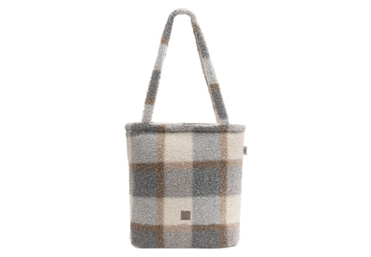 Luiertas Shopper ~ Check Boucle