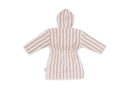 Badjas stripe terry ~ wild rose