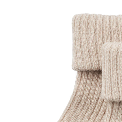 Wheat - wool rib socks Ziggy - offwhite