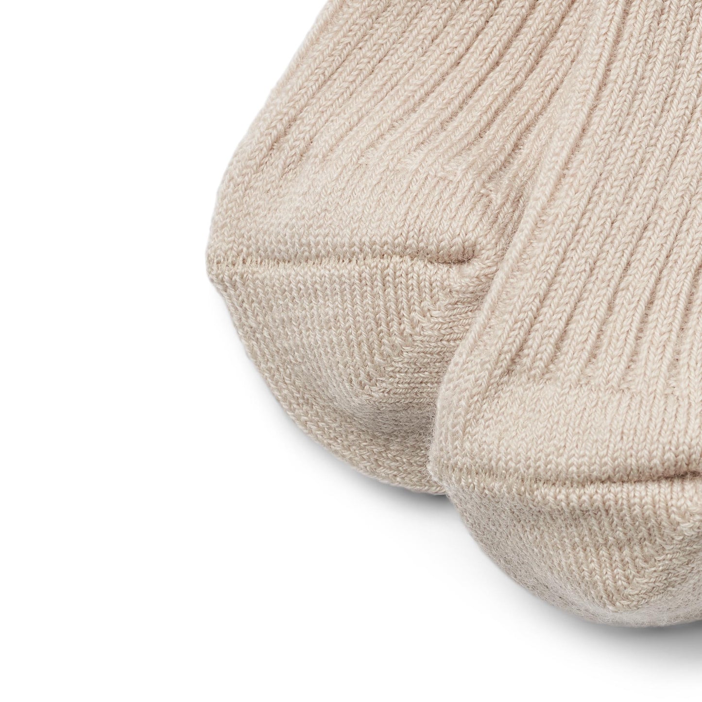 Wheat - wool rib socks Ziggy - offwhite