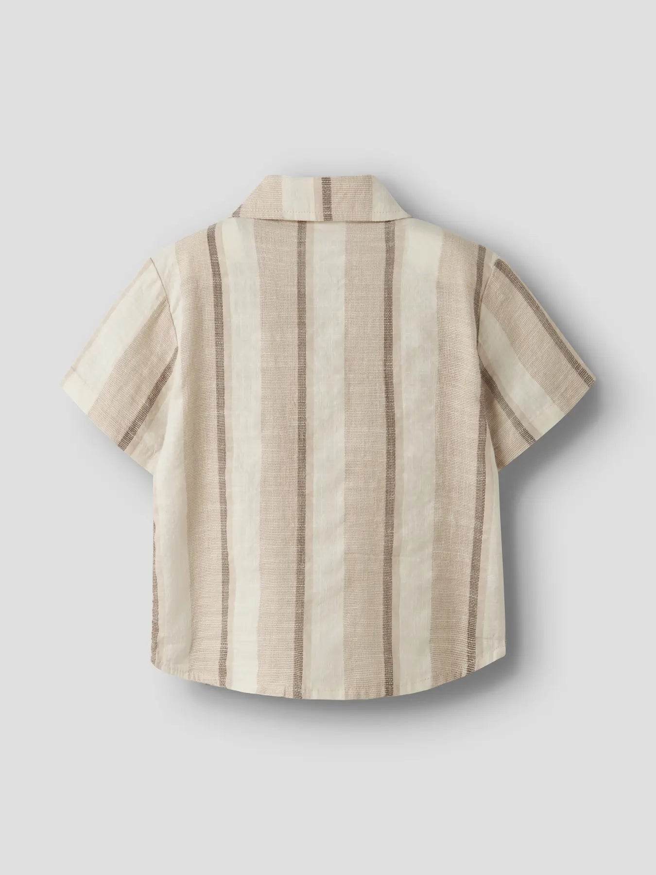 Lil'Atelier - woven blouse - coconut milk stripe