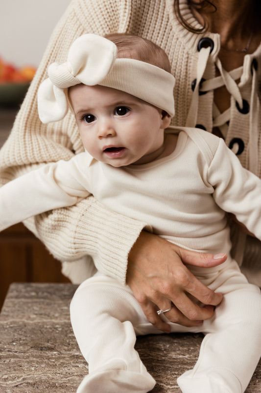 UAUA - hair ribbon - perla