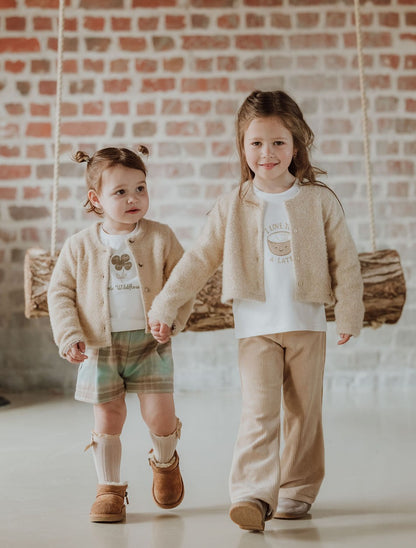 GYMP - longsleeve Aerodoux -  I Love You A Latte - offwhite