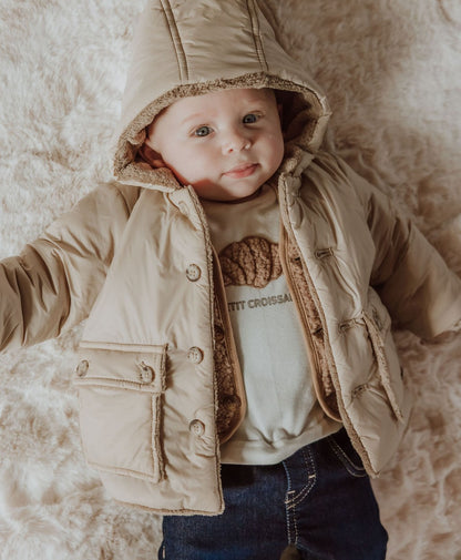 GYMP - longsleeve Aerodoux - petit croissant - offwhite