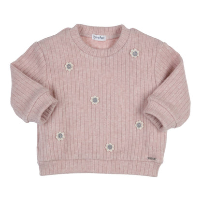 GYMP - pullover Roza - old rose flower